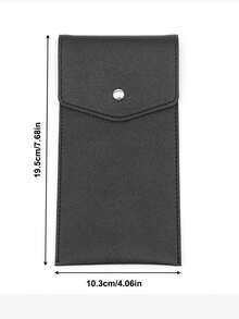 1个真皮铅笔盒，大容量多功能文具包，男女通用，学生适用，铅笔袋，书包，学习用品，返校季 - 單件 - 查看 2