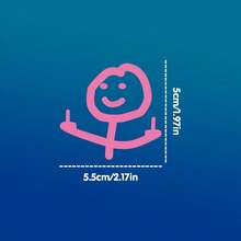 Miếng dán xe máy Smiling Little Man Vinyl chống thấm nước Mũ bảo hiểm xe máy Bình xăng Tấm ốp hông Trang trí - Một cỡ - Xem 8