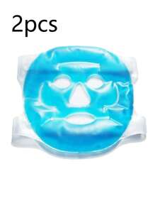 1pc Facial Cold Compress Ice Pack, Cooling Gel Face Mask To Relieve Fatigue&Aid Sleep, Reusable Gel Mask Cold/Hot Compress Face Mask For Daily Use, Gel Ice Pack Eye Mask, Relaxing Ice Compress Eye Mask/Face Mask