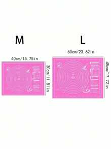1pc Kneading Mat - Non-Stick, Easy To Clean - Available In Blue/Purple/White/Pink, Easy To Clean, Suitable For Biscuits, Dough, Cake Baking, Essential Baking Tools For Chinese Pastries, Great For Christmas, Easter, Thanksgiving, Kneading Mat, Easy To Clean And Store, Heat Resistant, Available In Blue/Purple/White/Pink, With Cake Size Ring, Suitable For Making Cakes, Dough, Biscuits, Baking, Essential Tools For Home Baking