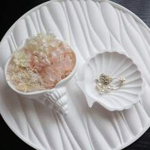 1件/4件 矽膠模具 貝殼、海星與蠟燭台 - DIY海洋黏土內嵌件、環氧樹脂鑄件，完美適用於珠寶展示與家居裝飾，家居裝飾模具 | 貝殼裝飾 | 環氧樹脂模具 - 白色 - 查看 7