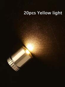 10/20/50 قطعة أضواء كهربائية مطلية تضيء في الظلام، إضاءة ليلية صغيرة بالبطارية، أضواء دفاقة صغيرة، إضاءة منزلية صغيرة، ديكورات حفلات فوانيس ورقية، إكسسوارات إضاءة منزلية صغيرة للأشغال اليدوية، إضاءة غرفة LED، مناسبة لديكور المنزل، غرفة الفن، خزائن عرض المجوهرات، الخزائن، الأشغال اليدوية DIY، ديكور غرفة الأطفال، ديكور غرفة البنات - متعدد الألوان - مشاهدة 17