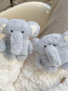 Cute Plush Elephant Case Compatible With AirPods 1/2, 3, Pro, Pro (2nd Generation), 4, Autumn/Winter