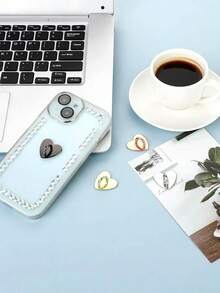 20mm Heart-Shaped DIY Phone Case Accessories Metal Hook - Heart-Shaped Pendant Hook, Phone Ring, Phone Keychain, Metal Phone Ring - Multicolor - View 4