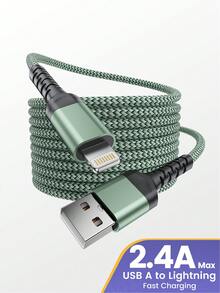 BinBoom USB-A 转 Lightning 数据线，快速充电线，兼容 14/13/12/11 Pro Max，USB 数据线兼容 XS Max/XR/X/8/7/Plus/6S Plus，兼容 iPad、iPod、 14 Pro Max/14 Pro/14 Plus/13 Pro Max/13 Pro/13/12 Pro/12/11/XS/XR/8 Plus/8/7/6/5/SE，兼容 iPad 充电器，MFi 认证 - 彩色 - 查看 16