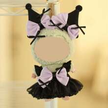 1pc, Only Clothing, Halloween Devil Doll Outfit For Labubu, Clothing Replacement, Non-Plush Filled, Inner Material Polyester Fiber - Multicolor - View 5