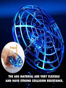 UFO bay lơ lửng thông minh cảm ứng 360° có thể nhào lộn, phát sáng, điều khiển bằng cử chỉ, đồ chơi giáo dục khoa học viễn tưởng tương tác thú vị, thích hợp cho bé trai và bé gái từ 3-12 tuổi làm quà sinh nhật. - Nhiều màu - Xem 8