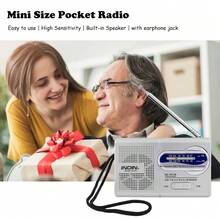 INDIN AM FM Portable Radio 2*AA Battery Operated Built-In Loud Speaker Clear Sound High Sensitivity Receiver Easy To Use And Carry For Emergency ,Home ,Outdoor Use