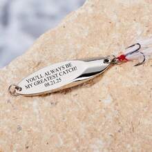 1/3/5 件定制文字雕刻鱼饵,个性化鱼饵,送给他的钓鱼礼物,父亲节礼物,送给丈夫的礼物,送给男朋友的礼物,适合日常钓鱼、运动钓鱼和海钓,可用于钓鲷鱼、欧洲鲶鱼、梭子鱼和大口黑鲈 - 彩色 - 查看 9