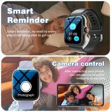 2025 New Silicone Strap Smart Watch With Multiple Sports Modes, Fitness Tracker, Pedometer, Wireless Call, Call Reminder/Rejection, Music Playback Control, Weather Forecast, USB Charging, Suitable For Men/Women - Nhiều màu sắc - Xem 6