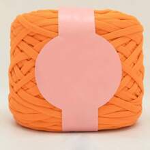 1 Stück 280 g dicker, hochelastischer Polyestergarn T-Shirt Garn zum Stricken, Häkeln von Kleidung, Taschen, Hausschuhen - Bastelseidenband Garn