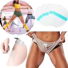 5/10/20/30/40/50pcs Extra Large Plus Size Inner Anti-Friction Leg Sleeves, Unisex Elastic Thigh Protector To Prevent Chafing Walking, Anti-Chafing Sticker For Thigh,Comfort And Protection Four Seasons Available