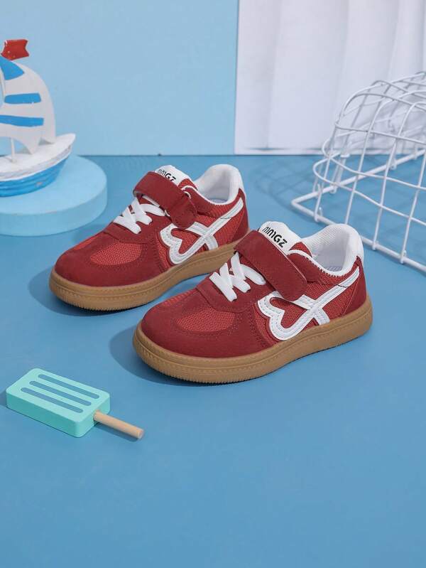 1 Pair 2025 New Style Kids Breathable Mesh Shoes, New Fashion Boys & Girls Versatile Anti-Slip Durable Sneakers