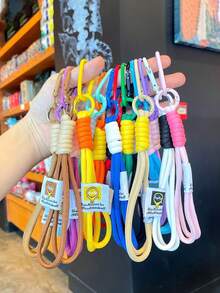 手机挂绳 腕带 包饰 钥匙扣 包配件 礼物 礼品配件 装饰 包挂件 款式时尚简约 适合大学生和小学生 包挂件 汽车钥匙扣 生日 假期 返校季 女士钱包和包包 背包钱包的理想美学配饰 手机礼品包和日常学校使用 返校手机挂件 男女旅行必需品 - 彩色 - 查看 2