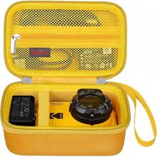 Elonbo Carrying PIXPRO WPZ2 Rugged Waterproof Digital Camera, Shockproof WiFi 4K Video Digital Camera Storage Cover Bag, Mesh Pocket Fits Battery Card. Black - 黃色 - 查看 1