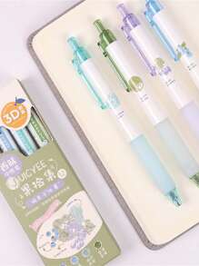 8-Piece Colors Press Pens Set, Quick-Drying Neutral Pen, Fruit Theme Colored Ink Rollerball Pens For Journaling, Doodling And Drawing, Ideal For Gifts School Supplies, Back To School