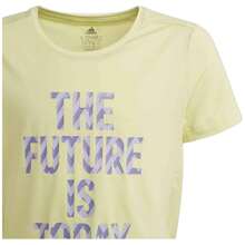Adidas Young Boys T-Shirts - Yellow - View 3