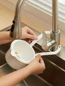 1 Piece Hanging Sink Drain Basket - Kitchen Sink Filter Screen, Food Residue Separation Filter Basket, Fruit Filter Basket, Suitable For Kitchen Residue Filtration And Vegetable And Fruit Storage - Multicolor - View 8