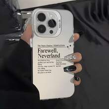 Funda de Teléfono Plateada Estética a Prueba de Golpes para 16, 11, 15, 14, 13, 12 Pro Plus - Regalo Perfecto de Cumpleaños y Navidad para Mujeres y Amigos - Colores mixtos - Ver 3