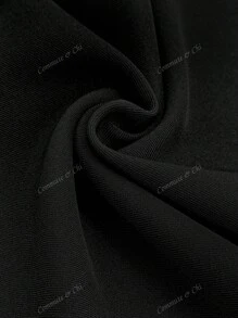 Petite Elegant Commuter Pleated Side Pocket Skinny Pants For Women