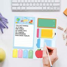 Teacher's Day Theme Sticky Note Combination, Cute School Theme, Account Stickers, Cartoon Sticky Notes