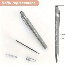 100 Stücke personalisierte Metallkugelschreiber, gemischte Farben, Bürogeschenke, Mitarbeiterfreiwillige, Krankenschwestern, Lehrer, Teambuilding für Kollegen, Rentnergeschenke, kapazitive Touchbeschriftung, reibungslos, Büromaterial für Studenten, Feiertags-Geschenke, schwarze Tinte Schulmaterial, Rückkehr zur Schule, multifunktional, dekorativ, wiederverwendbar, modern, farbig, süß, vintage, cartoon, kawaii, individuell, personalisiert, einzigartig, für Mitarbeiter, Kunden, Studenten, für Geschäft/Arbeit/Büro, für Schule - Verschiedenfarbig - Übersicht 4