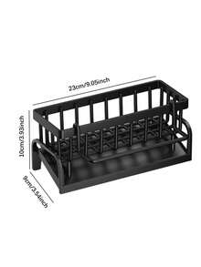 1pc Multifunctional Kitchen Sink Organizer Rack, Can Hang Cleaning Cloth, Store Cleaning Tools, Optimize Storage Space, Suitable For Kitchen & Bathroom, Practical Small Gift For Friends, Wife And Parents, Can Hold Sink Cleaning Cloth, Countertop, Dishwashing Liquid And Rags. - Multicolor - View 8