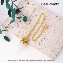 1pc Natural Amethyst Bullet-Shaped Pendant With Rose Quartz - Divination Energy Health Crystal Pendant - Bullet Pendant - View 19