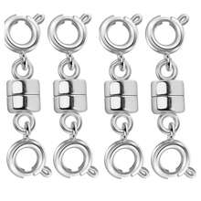 磁力项链扣、双磁力项链扣、镀金和镀银珠宝扣转换器、项链延长器（适用于项链、手链、珠宝制作配件） - 雙頭磁扣 - 查看 4