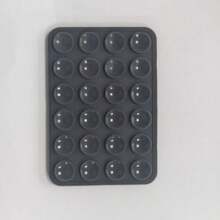 1 buc Mâner de telefon din silicon, Ventuză cu două fețe cu 24 de ventuze, Multifuncțional Pătrat Autoadeziv Antiderapant, Mâner de telefon, Mâner adeziv pentru telefon, Suport adeziv pentru telefon, Telefon adeziv