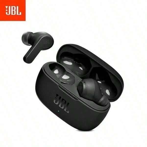 JBL سماعات أذن جيه بي إل WAVE 200TWS لاسلكية حقيقية بتقنية بلوتوث، سماعات أذن مزودة بباص قوي