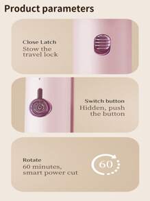 Curling Iron Hair Crimper Waver - 32mm Beach Waves Curling Wand, Deep Waver Hair Curler Tool With Ceramic 3 Barrel For Women, Dual Voltage, Anti-Scald, Easy To Use, Pink, 1.25 Inch