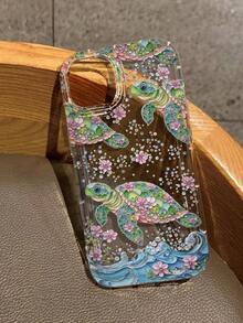 Funda para teléfono 1 pieza JewelPrint compatible con 13/11/12/16/14/15/15 Pro/15 Plus/15 Pro/X/XS/11 Pro/12 Pro/13 Pro/14 Pro/11 Pro/12 Pro/13 Pro/14 Pro/14 Plus16 Pro/16 Plus/16 Pro/Phone - Multicolor - Ver 2