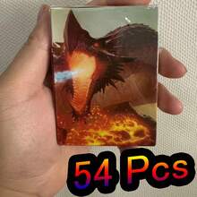 MTG 54pcs Black Core Magic The Gathering Cards P9 Dual Land Fetch Land Shock Lands Proxy Cards - Yellow - View 4