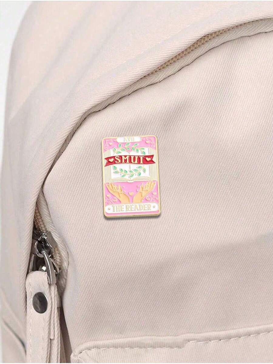 1/2 件创意金属徽章胸针，适合衬衫、夹克、背包，是送给朋友的理想礼物 - 彩色 - 查看 1