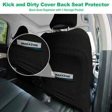 2PCS Car Front Seat Cover Car Seat Cover With Storage Pocket Washable Split Automotive Seat Cover Protector For Truck,Van ,SUV Seat Covers Front Kit Protector Washable Cover For All Car Models - Black - View 2
