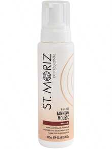 St. Moriz Professional Dark Self-Tanning Mousse - Sunless Instant Self-Tanning Foam For A Deep, Naturally Looking Fake Tan - Moisturizing Tanning Foam - With Aloe Vera & Vitamin E (200ml)