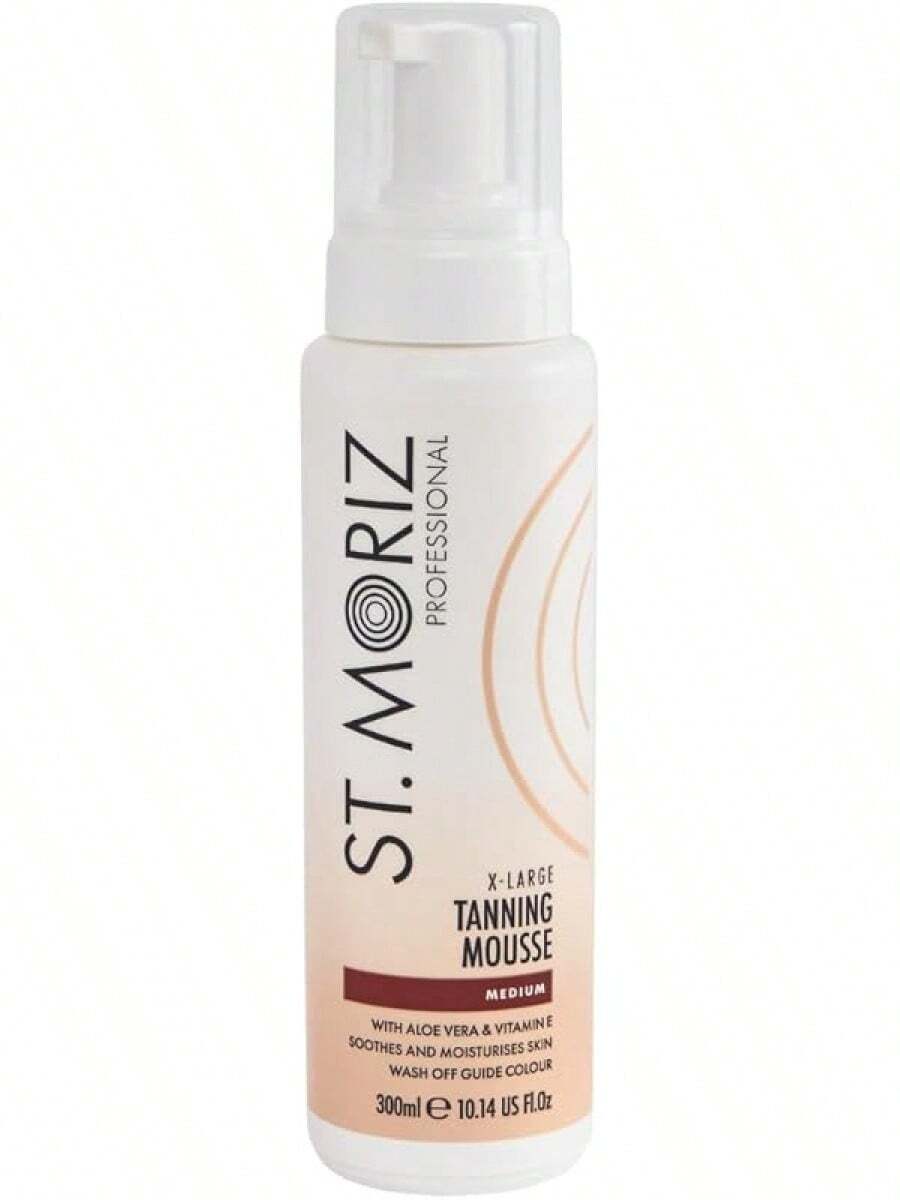 St. Moriz Professional Dark Self-Tanning Mousse - Sunless Instant Self-Tanning Foam For A Deep, Naturally Looking Fake Tan - Moisturizing Tanning Foam - With Aloe Vera & Vitamin E (200ml)