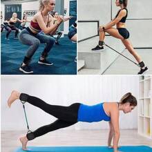 1pc Ankle Weight 2 Buckle Leg Thigh Workout Trainer Strap Band For Gym Fitness Squat Leg Training