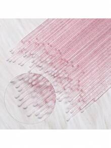 200/100/50pcs Makeup Pad Swabs Lip Brush Eyelash Brush Set, Shiny Crystal Makeup Brush Makeup Tool Set, Girls Gift, Mother's Day Gift, Complete Makeup Tool Set, Makeup Brush Set, Makeup Brush Set, Makeup Gift Set - Multicolor - View 6