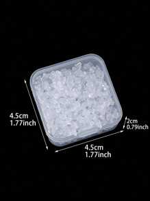Environ 300 pièces de supports d'oreilles en silicone, butées d'oreilles transparentes avec un contenant en plastique, flexibles, maintiennent les boucles d'oreilles en place, fournitures de bijoux indispensables