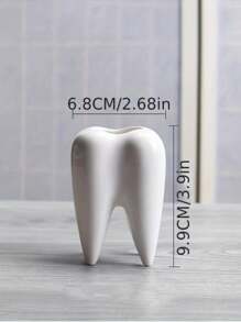 1/2pcs Novelty Teeth Shaped Pen Holder, Creative Desk Decor Gift