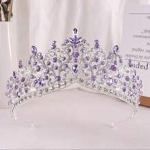 1 peça de joia de liga de cristal com gota d'água, adequada para mulheres, casamento, feriado, aniversário, festa
