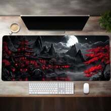 Bai Yue Gu Lou Extra Large Mouse Pad, Gaming Desk Mat, Big Size Keyboard Pad, Washable, Anti-Slip Rubber Base, Locked Edges, Gift Mouse Pad, Desktop Protector, Study Desk Mat, Multiple Sizes Available, Computer Keyboard Pad, Laptop Pad, School Supplies,Back To School
