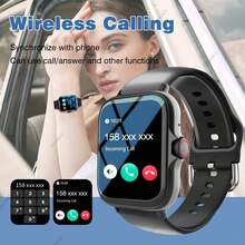 2025 New Silicone Strap Smart Watch With Multiple Sports Modes, Fitness Tracker, Pedometer, Wireless Call, Call Reminder/Rejection, Music Playback Control, Weather Forecast, USB Charging, Suitable For Men/Women - Nhiều màu sắc - Xem 4