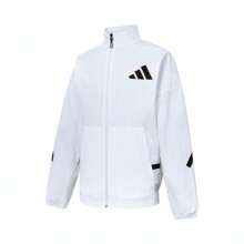 Adidas Jachetă sport bărbătească M Z.N.E. WV TT cu guler înalt și mânecă lungă, cu glugă țesută, JN9027