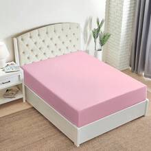 Mellanni King Fitted Sheet - Iconic Bedding Sheets With Up To 16 Inch Deep Pocket - Soft & Cooling - Fade & Stain Resistant - 1 PC (King, Light Blue) - 粉色 - 查看 8