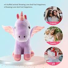 Sew Butiful 8 Inch Stuffed Animals, Cute Toys Girls,Unicorns Birthday Gifts Soft Plush Toys Set, Toddler, Girls, Kids,Decor (Purple)Plush Toy - Màu tím - Xem 10