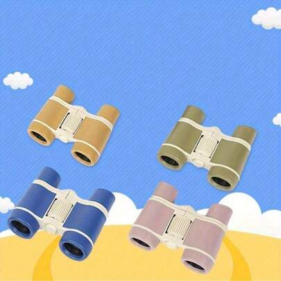 4x30 Beginner High Definition Binoculars, Foldable Lightweight Design With Zoom Function - High Definition Wide-Angle Binoculars, Adjustable Neck Strap, Suitable For Bird Watching, Sports Events, Travel