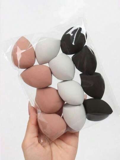 Large Size Wet&Dry Powder Puff Makeup Sponge, Multiple Styles Randomly Shipped, Suitable For Makeup Application And Concealing, Portable, Ideal Christmas Gift For Friends